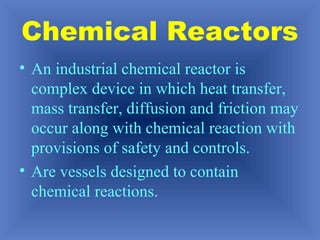 Chemical Reactors | PPT