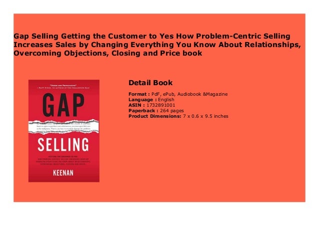 gap selling keenan book