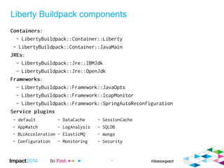 Liberty Buildpack components
9
 