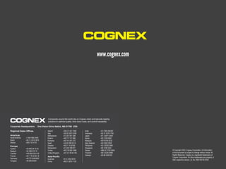 Introduction to Machine Vision by Cognex | PDF