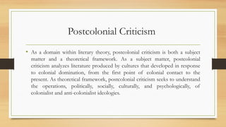 Postcolonial Criticism Examples 1715705486811_Postcolonial Criticism.pptx