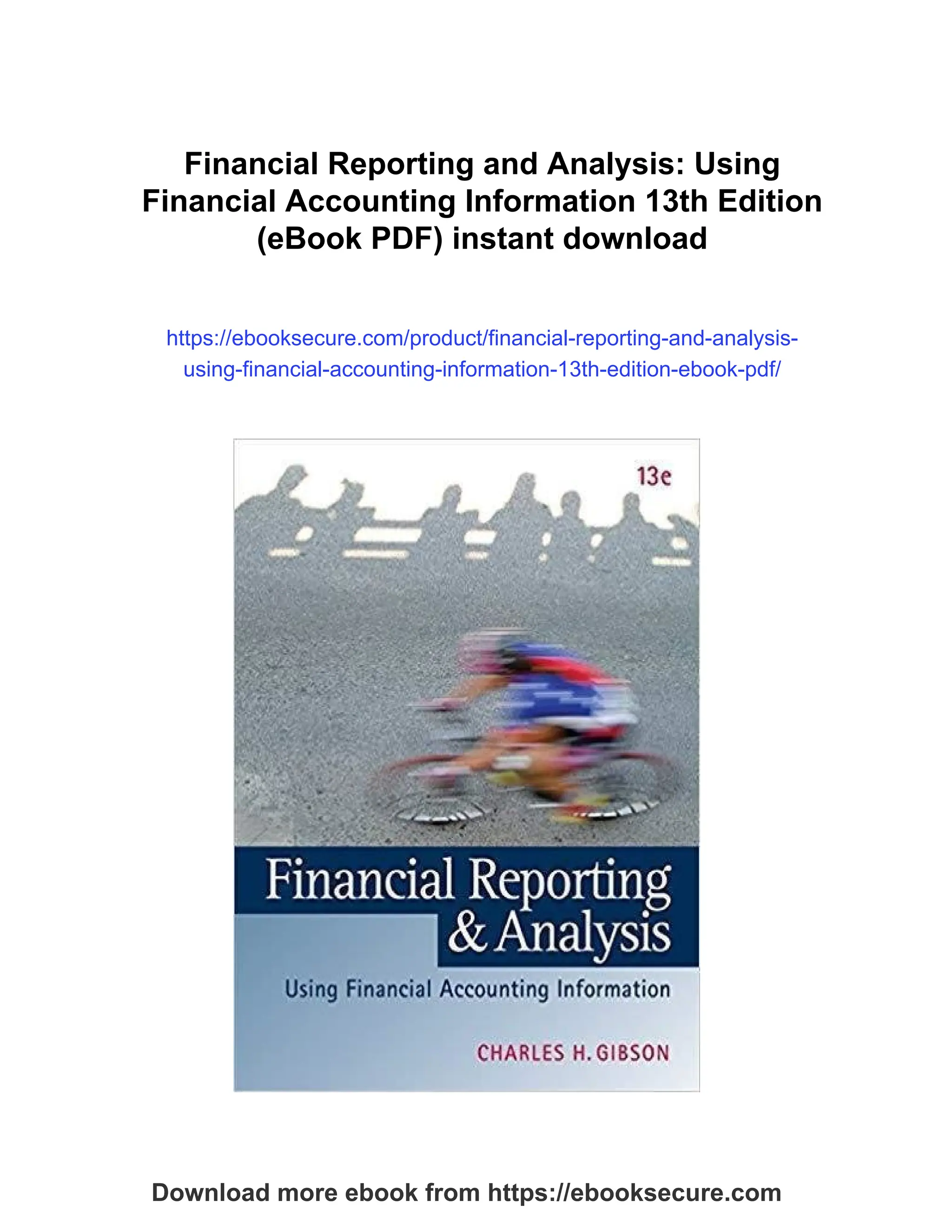 Financial Reporting and Analysis: Using Financial Accounting