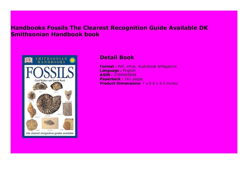 Handbooks Fossils The Clearest Recognition Guide Available DK