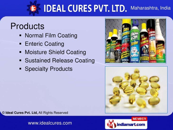 Normal Film Coating Ideal Cures Pvt Ltd Mumbai