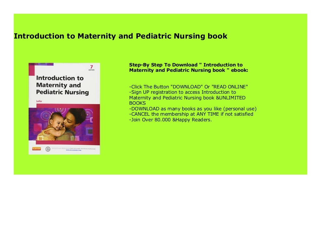 Introduction to Maternity and Pediatric Nursing book 621
