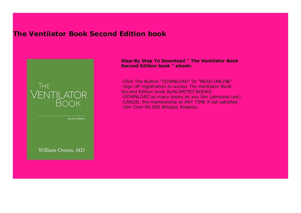 The Ventilator Book Second Edition book 715