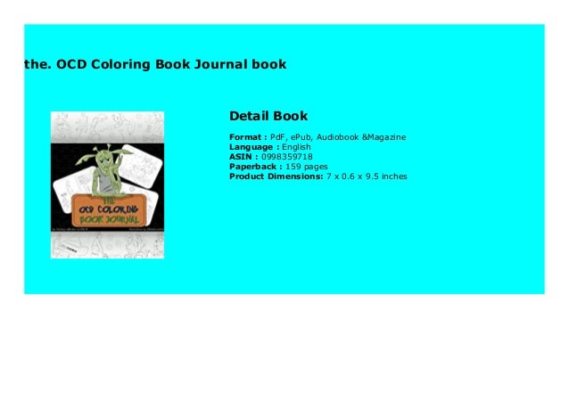 Download The Ocd Coloring Book Journal Book 274