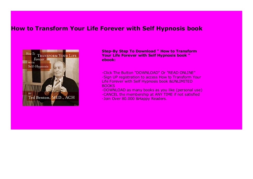 How to Transform Your Life Forever with Self Hypnosis book 156