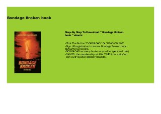 Bondage Broken book 721