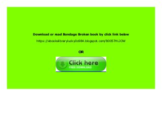 Bondage Broken book 721