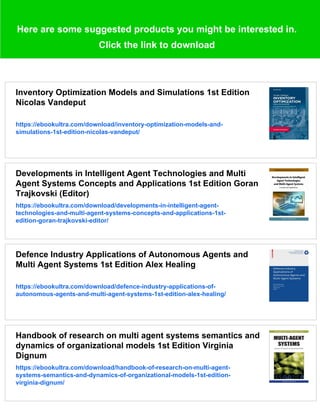 Process Oriented Analysis and Validation of Multi Agent Based ...