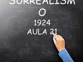 SURREALISM
O
1924
AULA 21
“
 