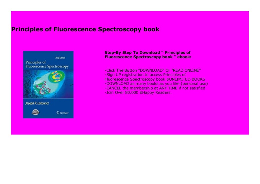 Principles of Fluorescence Spectroscopy book 551