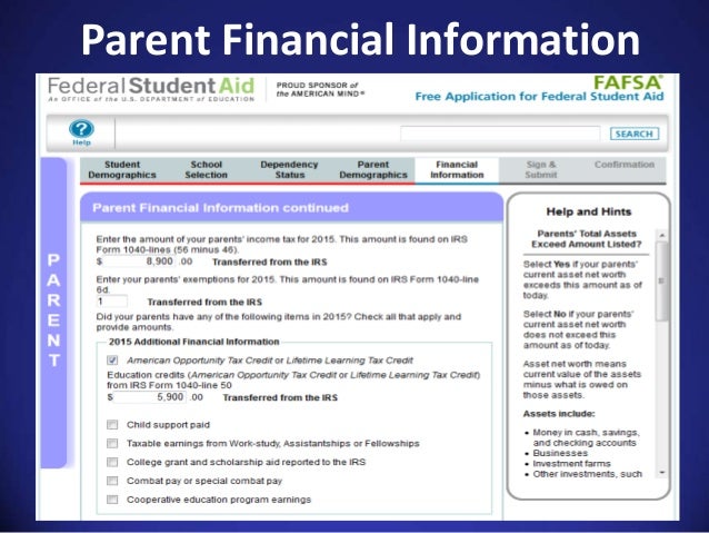 Reporting stock options on fafsa
