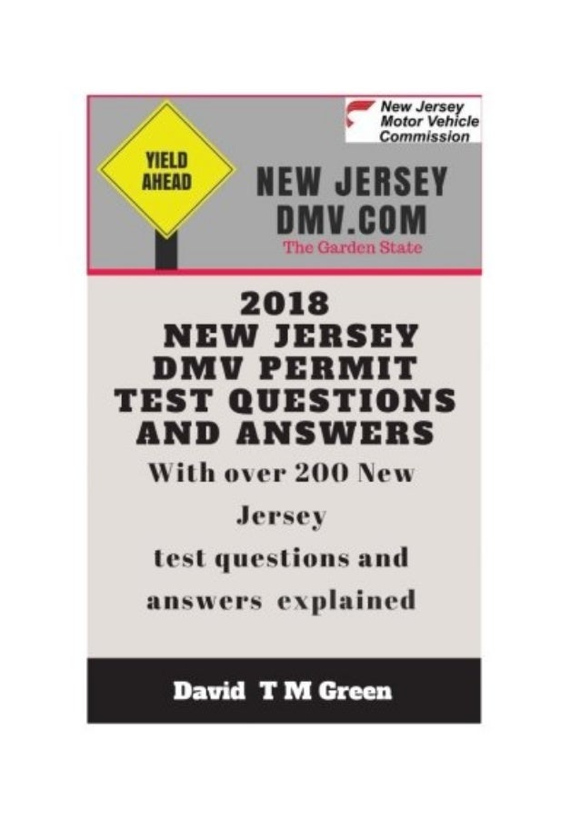 2018 New Jersey DMV Test Questions And Answers PDF David T. M. Green