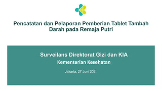 Penguatan Sistem Pencatatan dan Pelaporan Anemia di Faskes: Tingkatkan Pencegahan dan Pengendalian Anemia