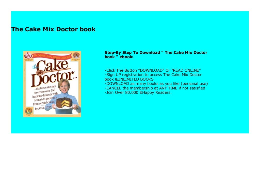 The Cake Mix Doctor book 742