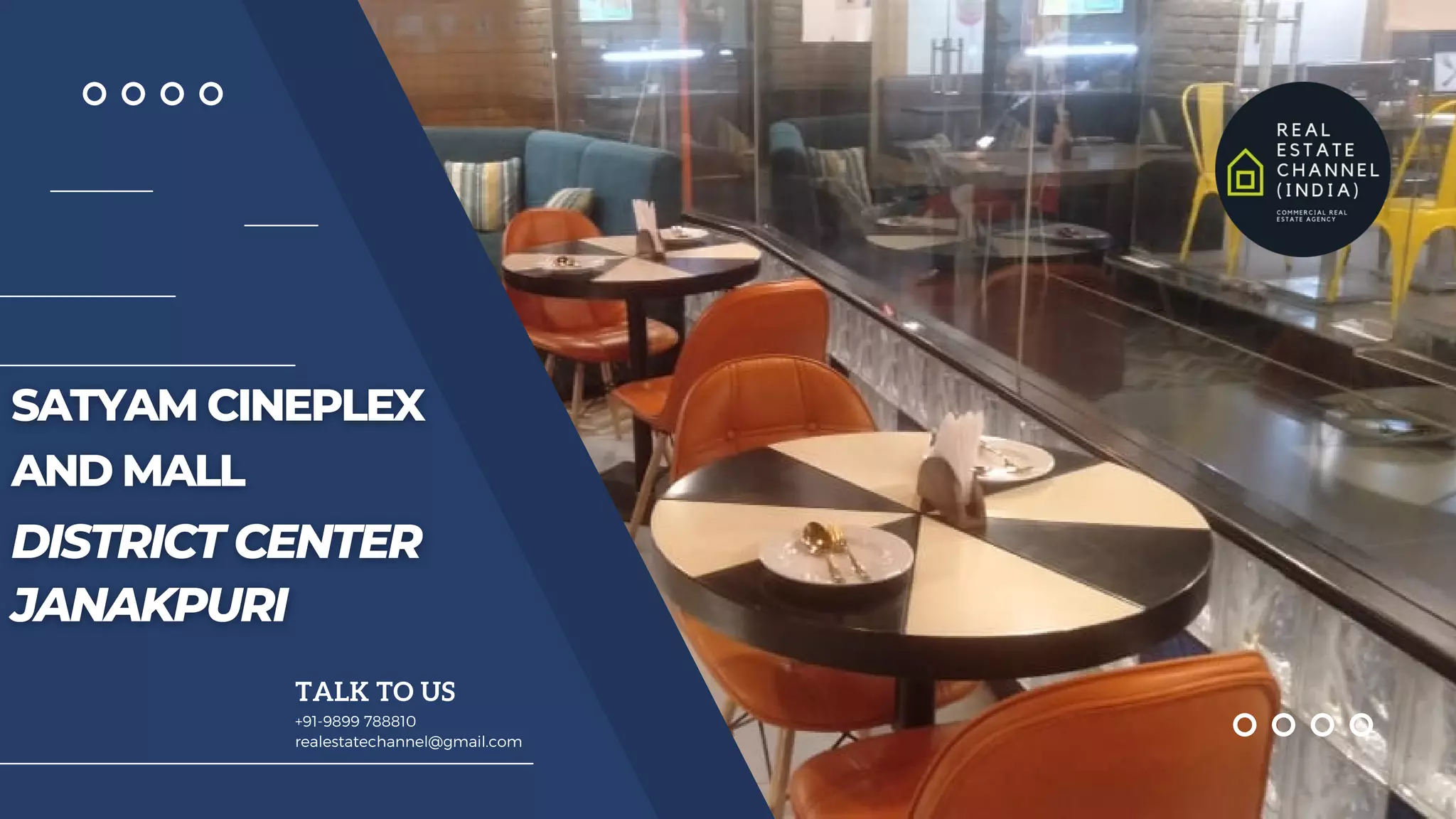 1719 SQFT. GROUND FLOOR SATYAM CINE COMPLEX & MALL, DISTRICT CENTER