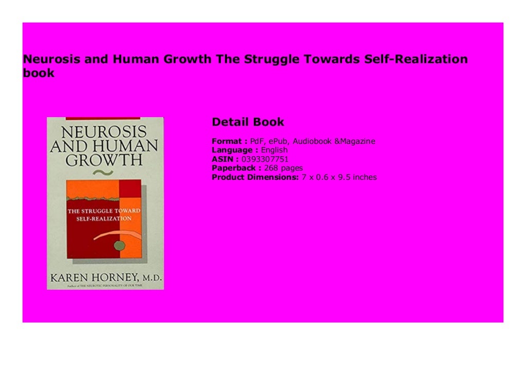 Neurosis and Human Growth The Struggle Towards SelfRealization book 2363