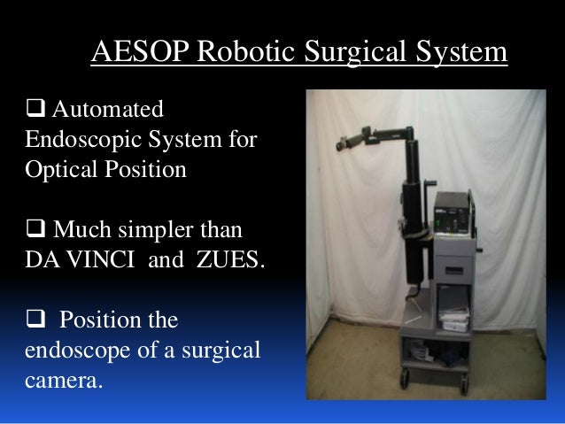 aesop robotic surgical system
