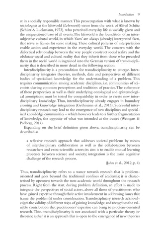Transdisciplinary Research And Sustainability Collaboration Innovation ...