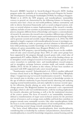 Transdisciplinary Research And Sustainability Collaboration Innovation ...