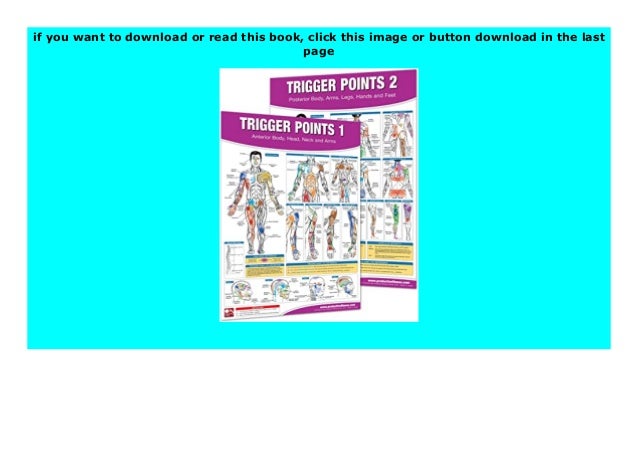 Trigger Point Therapy Chartposter Set Acupressure Charts Myofascial