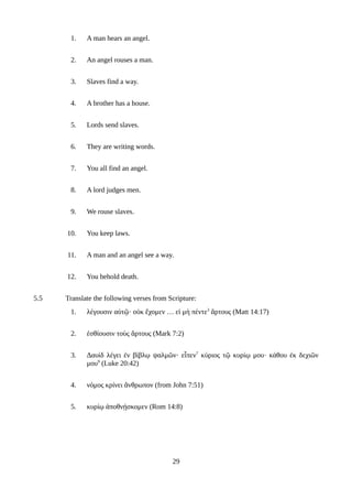 Angel Rouse An Introduction To Biblical Greek A Grammar With Exercises John D ...