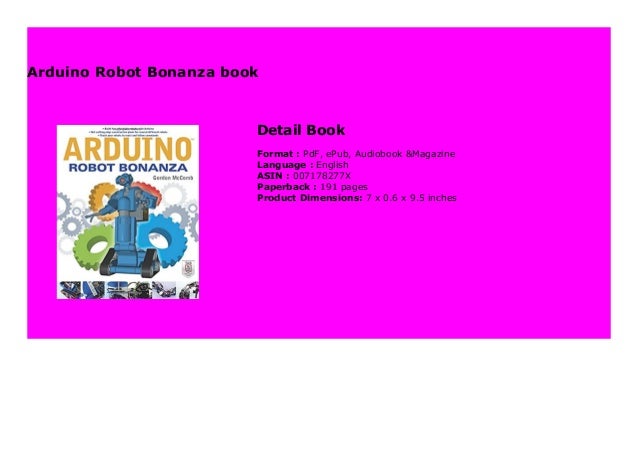 arduino robot bonanza