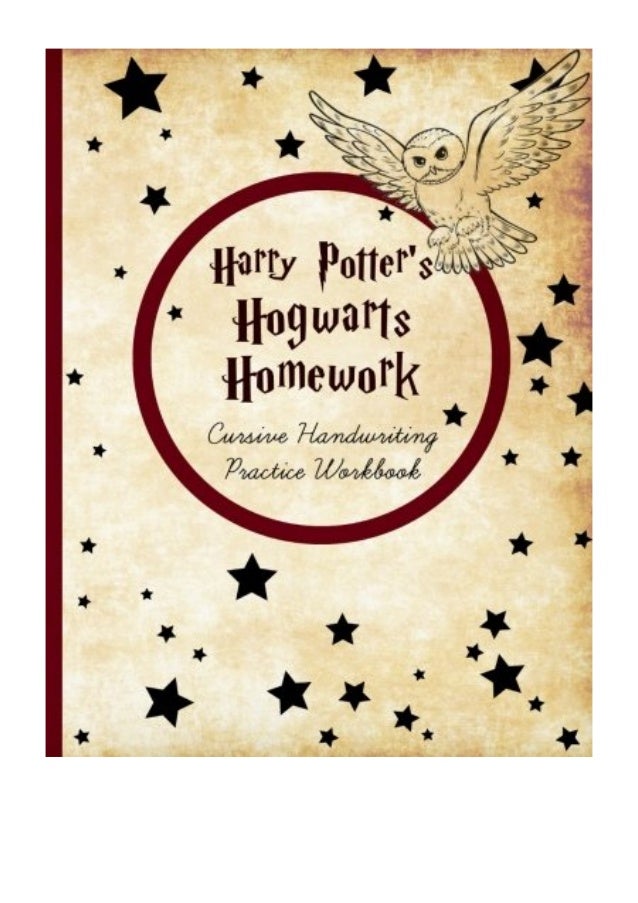 Harry Potter's Hogwarts Homework PDF - Leila Potterhead Cursive Handw…
