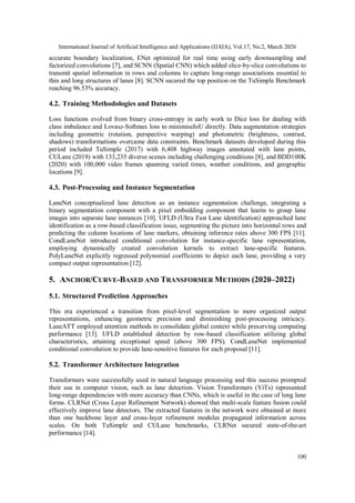 A FIVE-ERA TAXONOMY AND BENCHMARK FRAMEWORK FOR LANE DETECTION: FROM ...