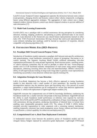 A FIVE-ERA TAXONOMY AND BENCHMARK FRAMEWORK FOR LANE DETECTION: FROM ...