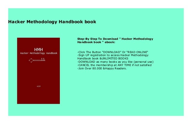 Hacker Methodology Handbook Pdf – DGDE