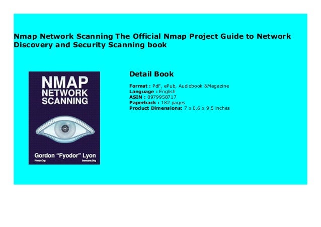 Nmap Network Scanning The Official Nmap Project Guide to Network ...