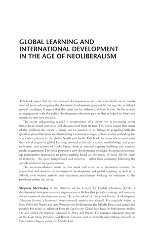 Global Learning And International Development In The Age Of ...