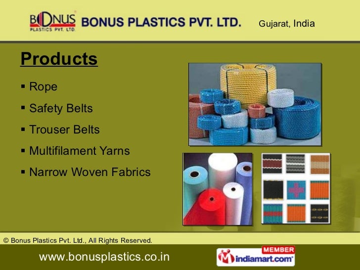 Bonus Plastics Pvt. Ltd. Gujarat India