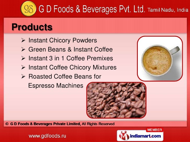 G D Foods and Beverages Tamil Nadu India