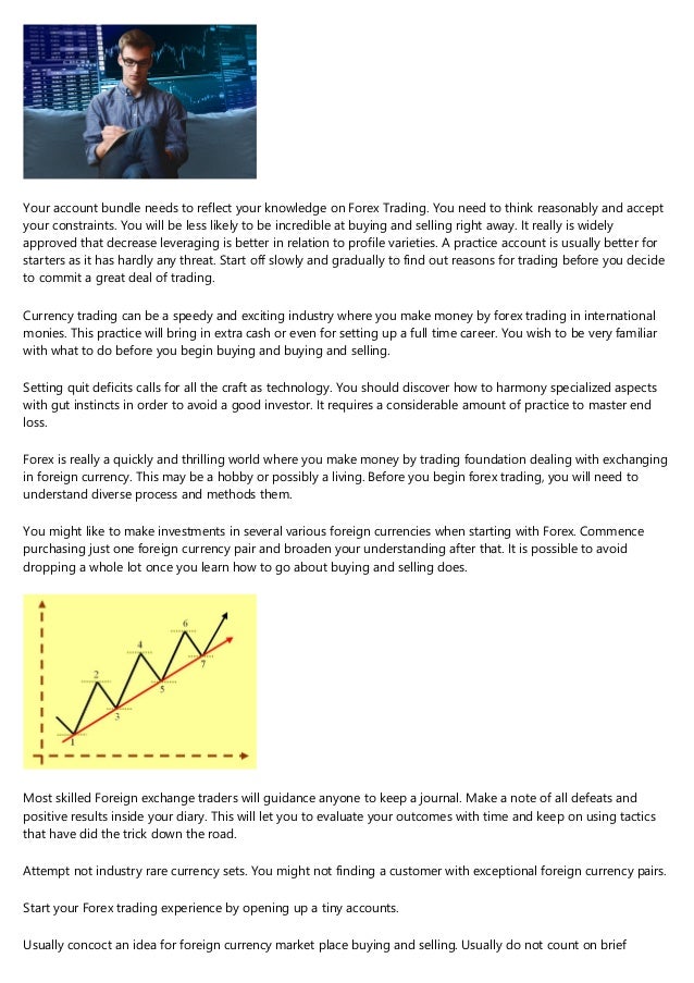 Keep The Forex Trading Ambitions In Existence With This Particular As - 