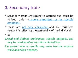 Ppt on personality psychology nursing foundation | PPTX