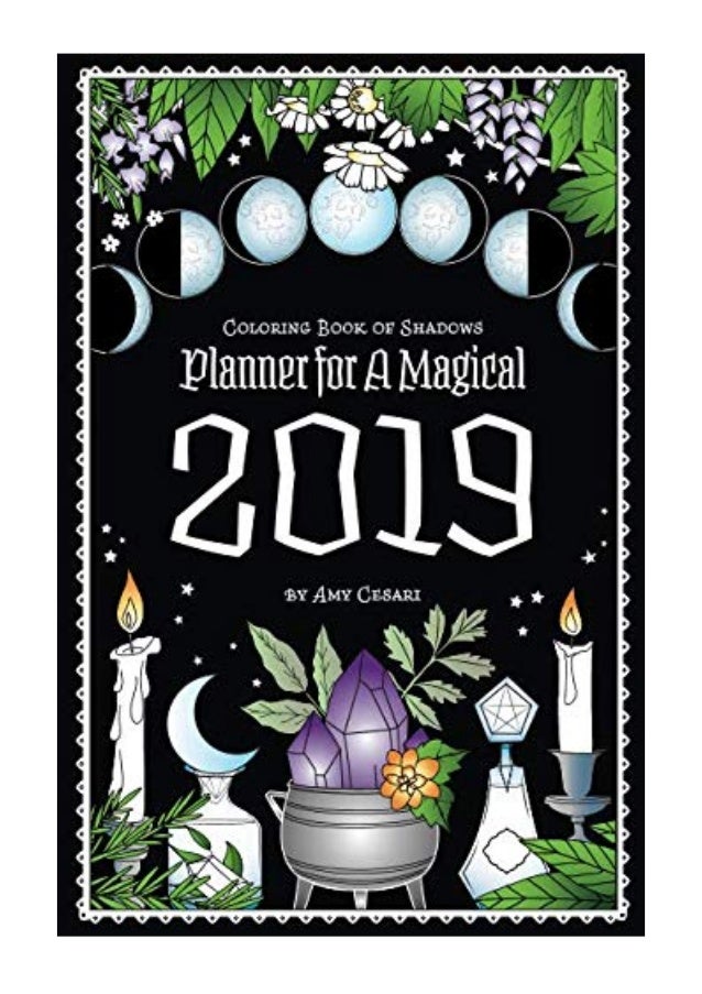Download Coloring Book of Shadows PDF - Amy Cesari Planner for a Magical 2019