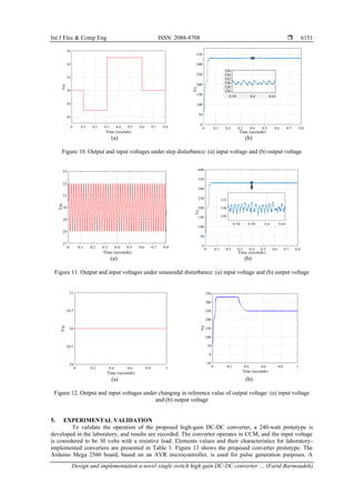 Design and implementation a novel single switch high gain DC-DC ...