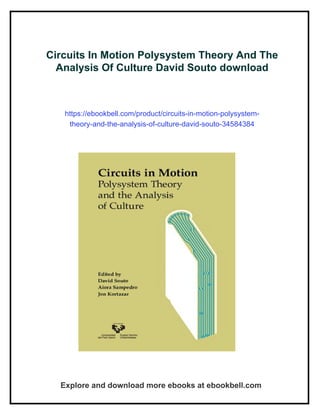 Polysystem Circuits In Motion Polysystem Theory And The Analysis Of Culture David ...