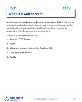 Important Backend Concept for interview. | PDF