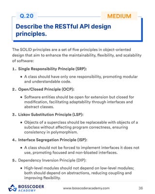 Important Backend Concept for interview. | PDF