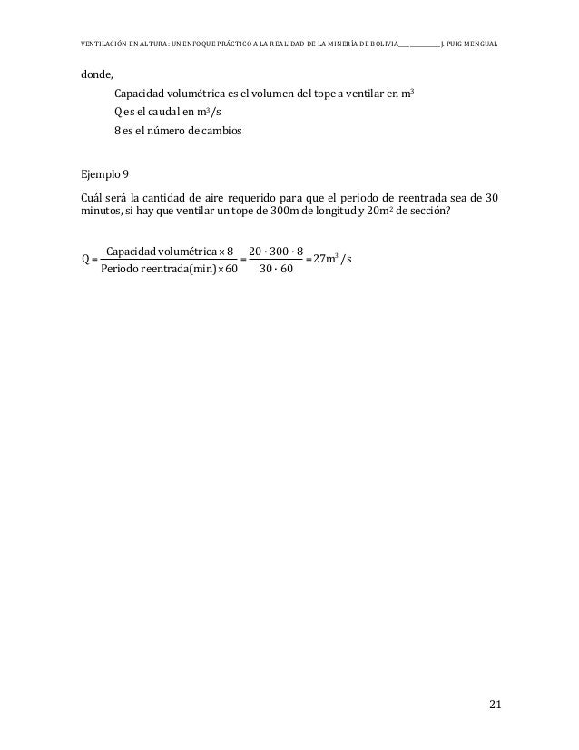 Ventilación en altura Ventilación en altura