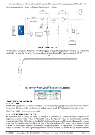 Design of Transformer less Single Phase Inverter | PDF