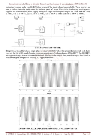 Design of Transformer less Single Phase Inverter | PDF