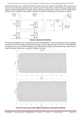 Design of Transformer less Single Phase Inverter