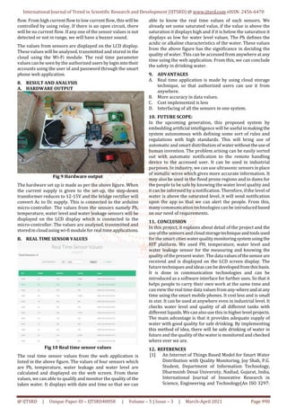IoT Based Water Quality Monitoring System for Smart Cities | PDF