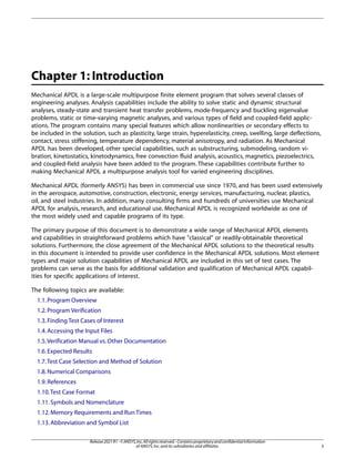 Ansys Mechanical Apdl Verification Manual Unknown | PDF